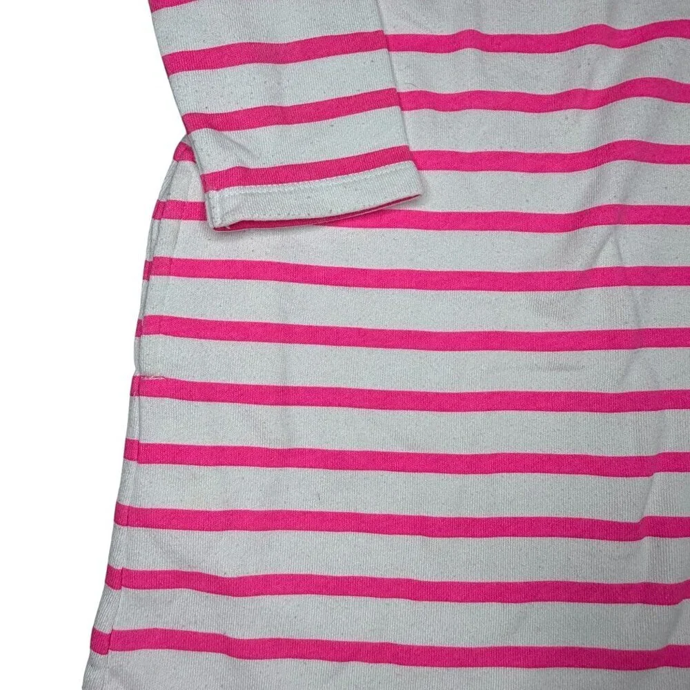 Gymboree Long Sleeve Dress Girls Size 7 Pink Blue White